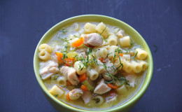 Chicken-noodle Soup with homemade stock (Photo by Cynthia Nelson)