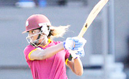 Hayley Matthews hit the top score of 41 as West Indies posted a competitive 148 for four.
