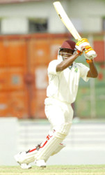Tyrone Theophile spearheaded the chase with a powerful knock of 83.