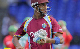 West Indies opener Lendl Simmons … ruled out of the IPL with injury. 