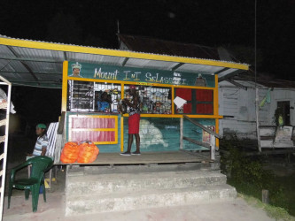 Rasta man’s shop at Middle Walk.
