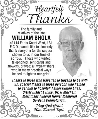 William Bhola