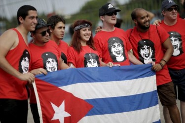 Fans gathered early (Reuters photo) 