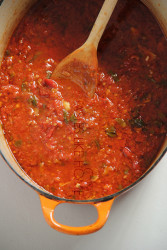 Homemade Marinara Sauce (Photo by Cynthia Nelson) 