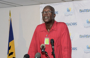 Barbados Cricket Association president, Joel Garner. 
