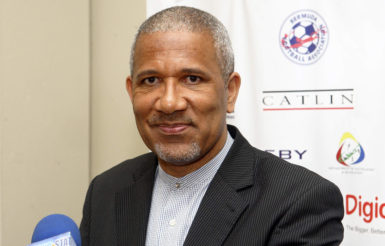 CONCACAF presidential candidate, Larry Mussenden.