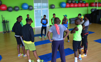 The Amazon Warriors are trying to get in proper condition ahead of their upcoming camp which will allow Coach Roger Harper to focus more on match simulations. (Orlando Charles photo) 