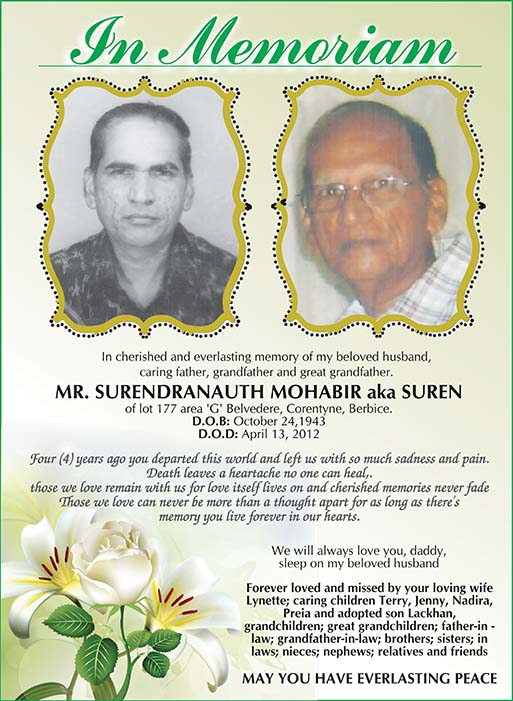 Surendranauth Mohabir aka Suren