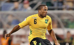 Reggae Boy Jermaine Taylor … his own goal helped New England earn a draw against Portland Timbers. 