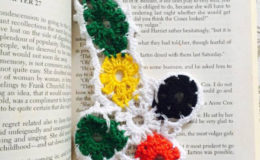 A crocheted bookmark by an inmate of the Berbice women’s prison 