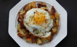 Breakfast Potatoes with Medium Fried Egg (Photo by Cynthia Nelson)