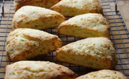 Cheddar-Scallion Biscuits Photo by Cynthia Nelson
