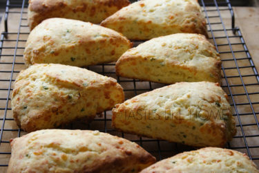 Cheddar-Scallion Biscuits Photo by Cynthia Nelson