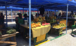 Fruit vendors waiting on sales