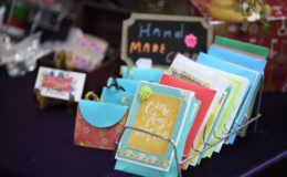 Some handcrafted cards at the expo (Photo by Keno George)
