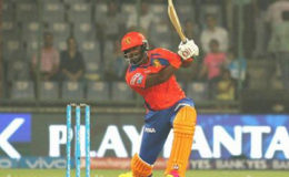 West Indies all-rounder Dwayne Smith … stroked an unbeaten 37 in Gujarat Lions win. (file photo)