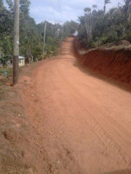 The newly rehabilitated Barabina road (GINA photo)
