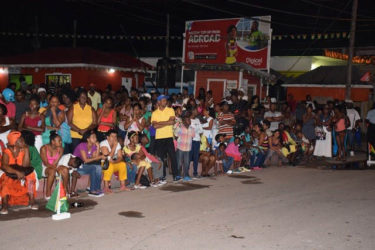 A section of the crowd at the Linden, Region 10 Flag Raising Ceremony (GINA photo)