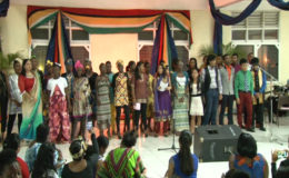 CPCE’s Choir performing at the institution’s Night of Reflection (GINA photo)