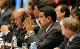 Venezuela’s President Nicolas Maduro (C) attends the opening of the 7th Summit of Heads of State for the Association of Caribbean States in Havana, Cuba, June 4, 2016. (Reuters/Alejandro Ernesto/Pool)