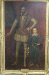 Sir Walter Raleigh and Son Dorofield Hardy Oil 1933