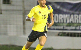  Calaum Jahraldo-Martin … scored twice for Antigua and Barbuda. (file photo)