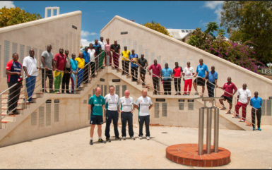 The attendees of the WICB/ECB Level Three Coaches course in Barbados. 