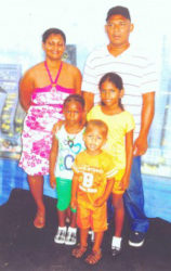 The Blanchard family in happier times: From left: Onica Blanchard, Joy Blanchard, John Blanchard, Belika George and Daniel Blanchard. 