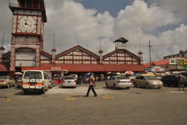 But for the distinctive architecture of the Stabroek Market in the background one might almost be tempted to think that this picture was taken in another country.  