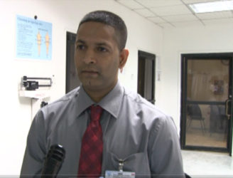 Dr. Kishore Persaud, Transplant Surgeon and Head of the Nephrology Department at the George-town Public Hospital Corporation (Government Information Agency photo)