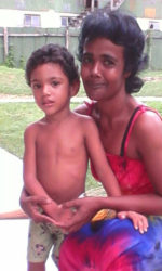 Dead: Vanessa Sookram and her son Joel Ganesh 