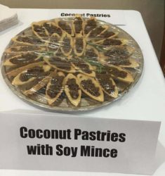 Coconut pastries with soy mince (photo credit Coconut Festival Website)