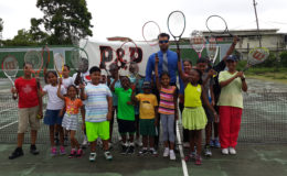 Some of the participants of 12th annual P&P tennis camp.