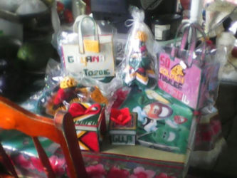 Some of the items the members of the organization made during Guyana’s 50th anniversary 