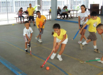 FLASHBACK! Some of the participants of a previous camp doing  drills. 