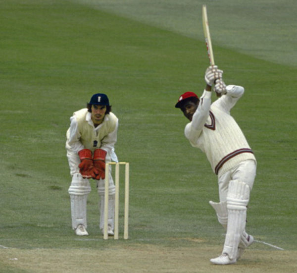 Vivian Richards in action in England in 1976 