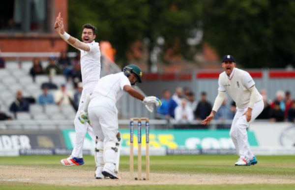 MANCHESTER, England,(Reuters) - James Anderson, Moeen Ali and Chris Woakes took three wickets apiece as England completed a thumping 330-run win over Pakistan on the fourth day of the second test at Old Trafford yesterday. Chasing a mammoth 565 for victory, Pakistan found batting no easier second time round and were dismissed for 234 in the final session as England levelled the four-match series at 1-1. “It’s quite nice to bounce back and play like that,” said captain Alastair Cook. “You have to consign the last test to the bin. “Joe Root’s performance, stepping up to number three in the order from four, was so controlled. We all know what a world-class player he is, he didn’t put a foot wrong.” Root was named man of the match after following his brilliant 254 in the first innings with 71 not out in the second. Anderson got the ball rolling for England on Monday when he removed Shan Masood for one, the opener edging a ball to Cook at first slip, before he also trapped Azhar Ali plumb lbw for eight. Younus Khan then had a left-off before lunch when he was dropped in the slips by Cook off Ben Stokes. It proved a frustrating day for Stokes who later limped off with a calf injury. Opener Mohammad Hafeez looked reasonably secure but fell on 42 when he was caught by Gary Ballance at short-leg off a full delivery by Moeen. Younus continued to live dangerously and his patience snapped when he tried to launch a Moeen delivery over the long-on boundary but was caught inside the rope by Alex Hales for 28. INSIDE EDGE Captain Misbah-ul-Haq smashed Moeen for six and played aggressively for his 35 before he was bowled by Woakes off an inside edge just before tea. Sarfraz Ahmed was caught down the leg-side by wicketkeeper Jonny Bairstow off Woakes for seven, Anderson trapped Asad Shafiq lbw for 39 and Moeen had Yasir Shah lbw for 10. Wahab Riaz top-edged Joe Root to Cook at short fine leg for 19 and Mohammad Amir, after making an entertaining 29, drove Woakes to Stuart Broad at mid-off. Earlier, Cook and Root piled on the runs in the morning session, the captain making 76 not out as England declared on 173 for one. “This is a big disappointment for us,” said Pakistan skipper Misbah. “We could have scored around 400 in the first innings (instead of 198), the ball wasn’t doing anything much. “We are short of confidence and shot selection really cost us. These guys are strong characters though, mentally strong, and I’m hopeful that everybody is hurt and they will really work hard.” The third test in Birmingham starts on Aug. 3. 