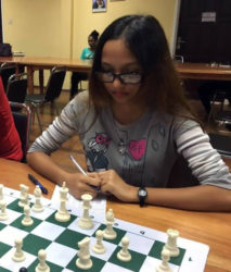Sheriffa Ali, St Joseph High student and dedicated chess player, will be representing Guyana at the 2016 Chess Olympiad in Azerbaijan. Sheriffa, 17, has been playing competitive chess ever since the Guyana Chess Federation was resuscitated in 2007. Based on her local performances, she is sufficiently qualified to play Board Two for the Guyana Olympiad chess team.
