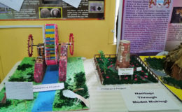 Models of some of the heritage sites created by the participants