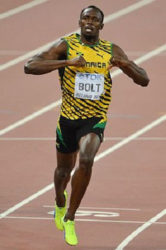 Jamaican sprint sensation Usain Bolt