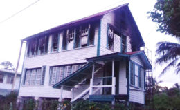 The building after the fire
