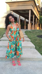 Krystle DeSantos in vintage dress 