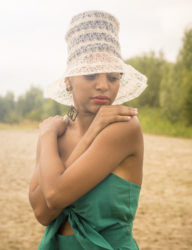 The Nina Simone-inspired hat  (Photo by Sven Vanlaer)