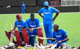 The West Indies team during a training session at Central Broward Stadium in Lauderhill, Florida, United States of America. Photo by WICB Media/Randy Brooks of Brooks Latouche Photography.