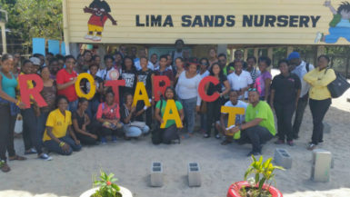 The Rotaract Club of Georgetown Central, in collaboration with the Rotary Club of Georgetown Central and volunteers from the Rotaract Club of Georgetown, conducted its Operation B.O.O.S.T. project in Lima Sands, Essequibo Coast. 