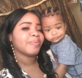 Sonya King and her 14-month-old son Kaleb Joseph.
