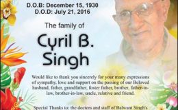 Cyril Singh (Thank You)