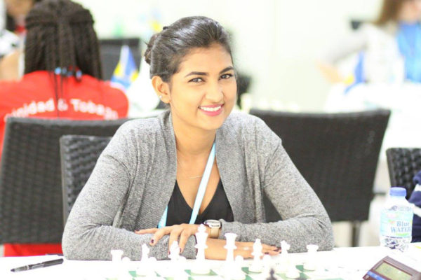 Yolander Persaud, 25, has been named captain and player of the 2016 Guyana Women’s Chess Olympiad team by the Guyana Chess Federation. Persaud accompanied the Guyana Olympiad chess team to the Tromso Olympiad in 2014. She attended the Instructors and Arbiters’ seminars in Tromso where she qualified for a Development Instructor’s licence and was awarded a FIDE Arbiter International Certificate following her success in the FIDE examination.