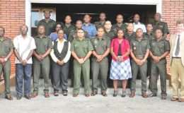 The participants with the trainer and senior GDF personnel. (GDF photo) 