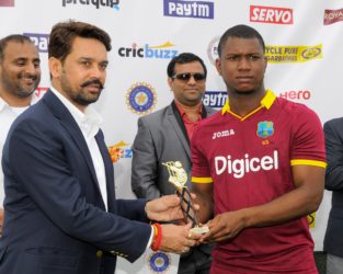 
Windies Cricket
Page Liked · 4 hrs  ·Evin Lewis today's Man of the Match in the 1st T20 (Windies cricket photo)